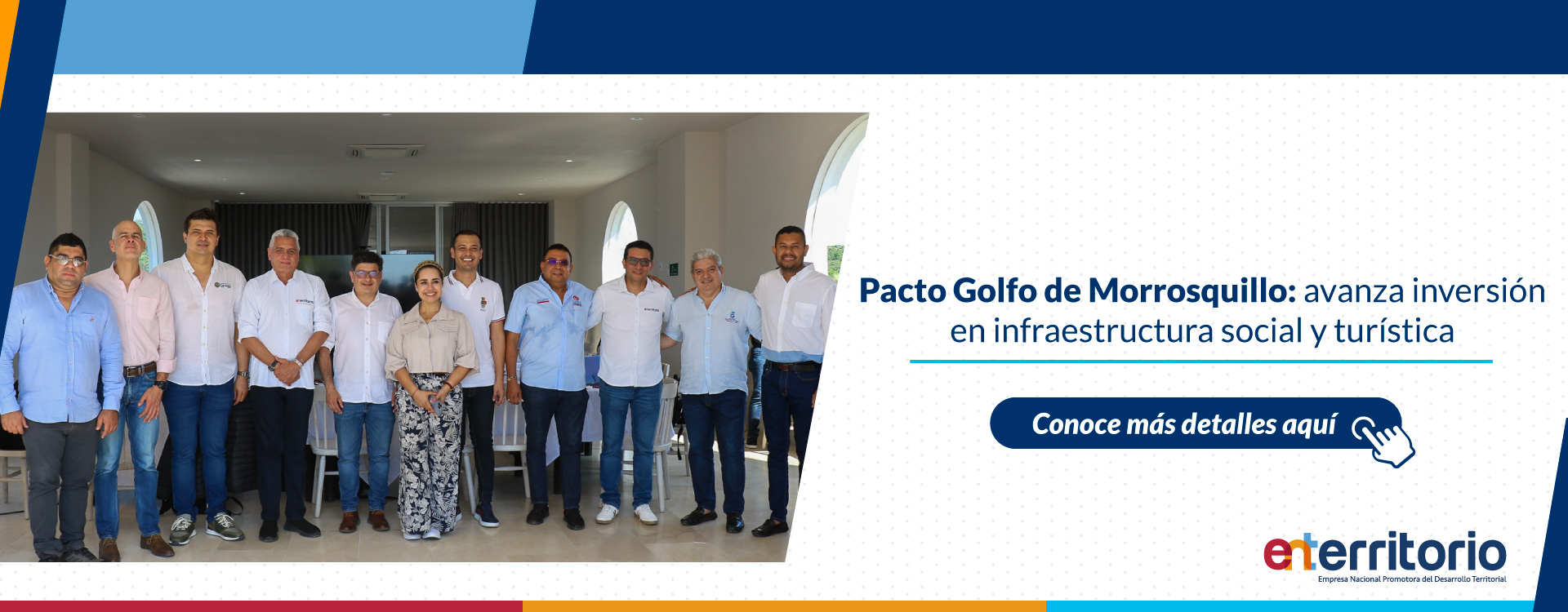 Pacto Golfo de Morrosquillo: avanza inversión en infraestructura social y turística