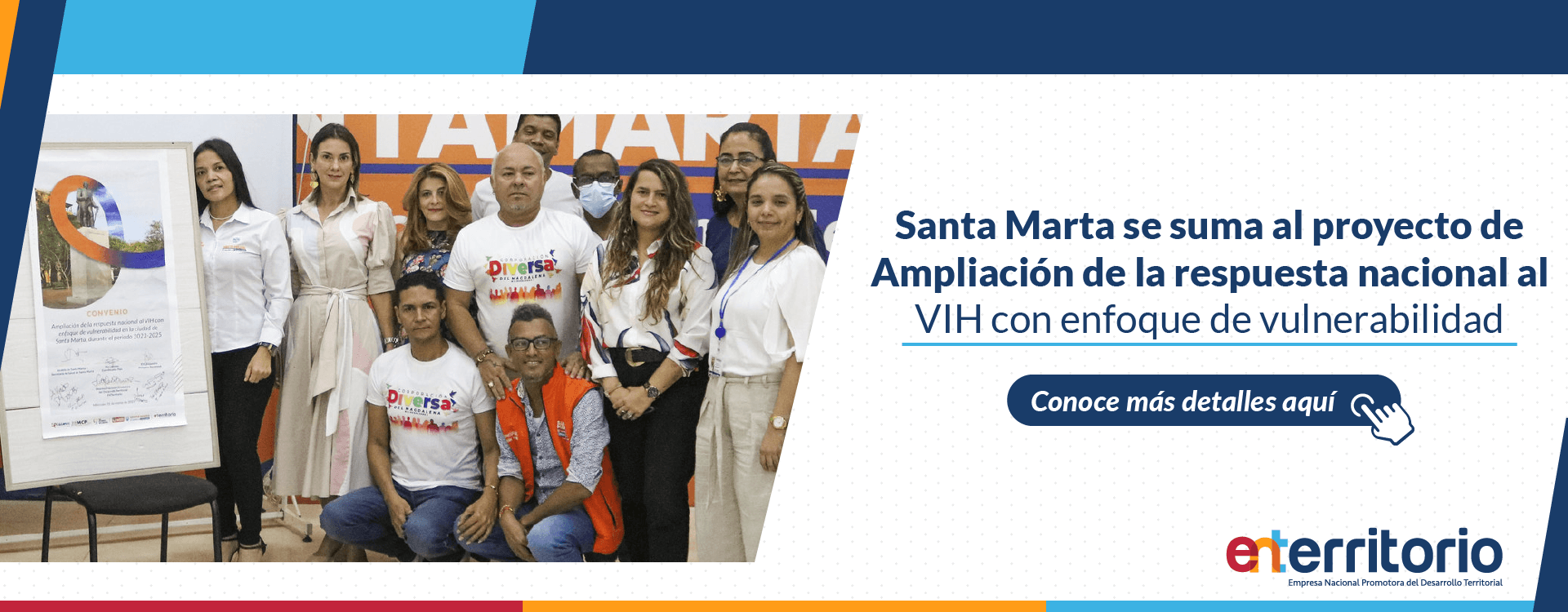Santa Marta se suma al proyecto de Ampliación de la respuesta nacional al VIH con enfoque de vulnerabilidad