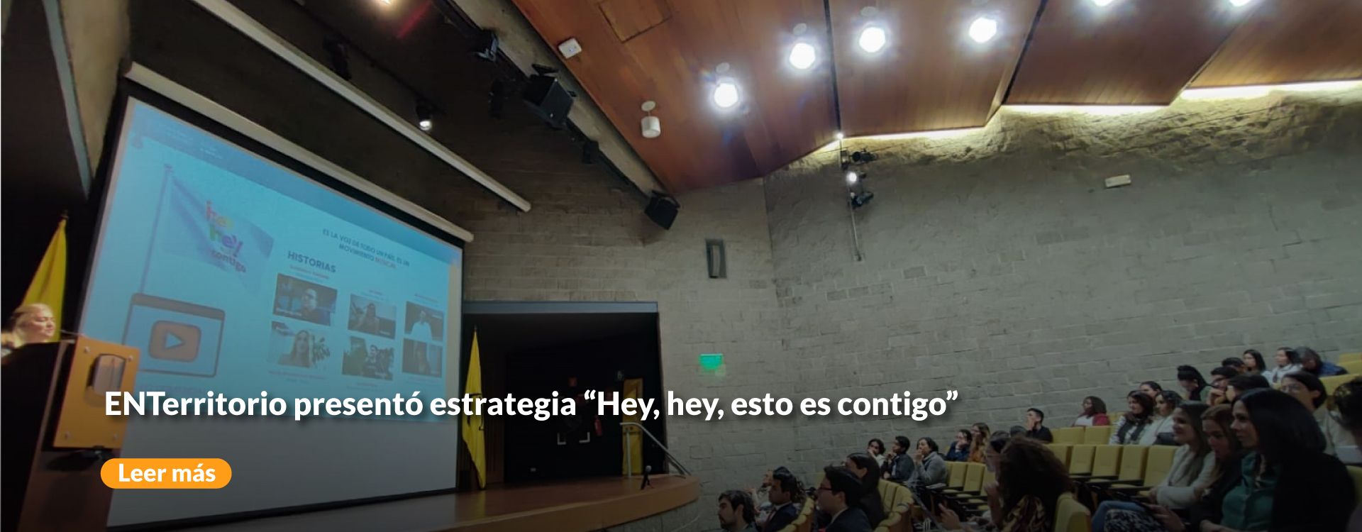 ENTerritorio presentó estrategia “Hey, hey, esto es contigo”