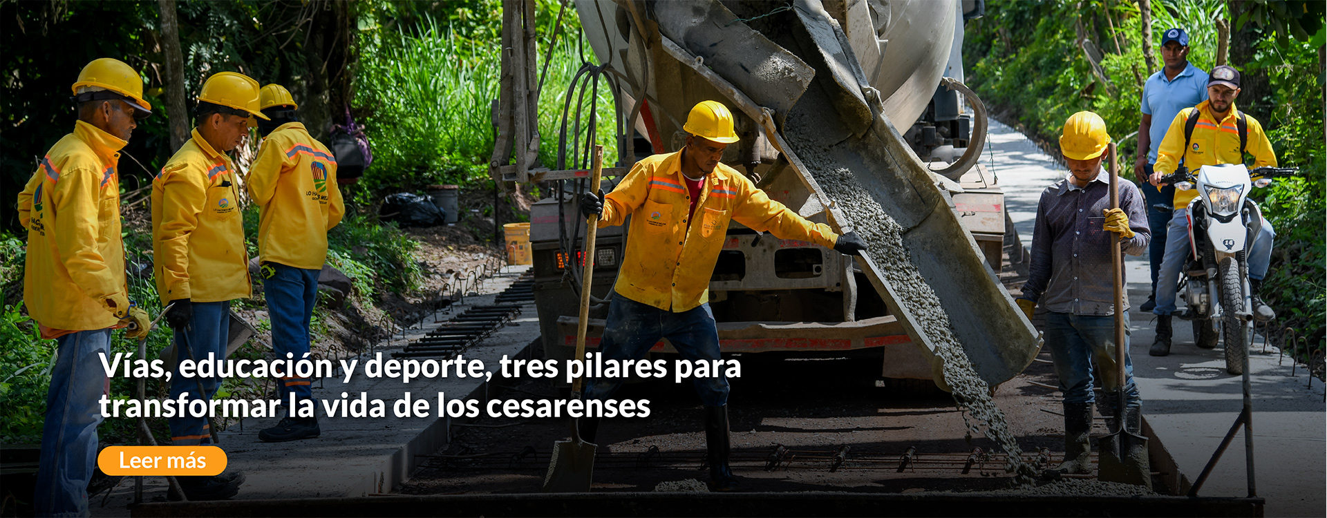 Vías, educación y deporte, tres pilares para transformar la vida de los cesarenses