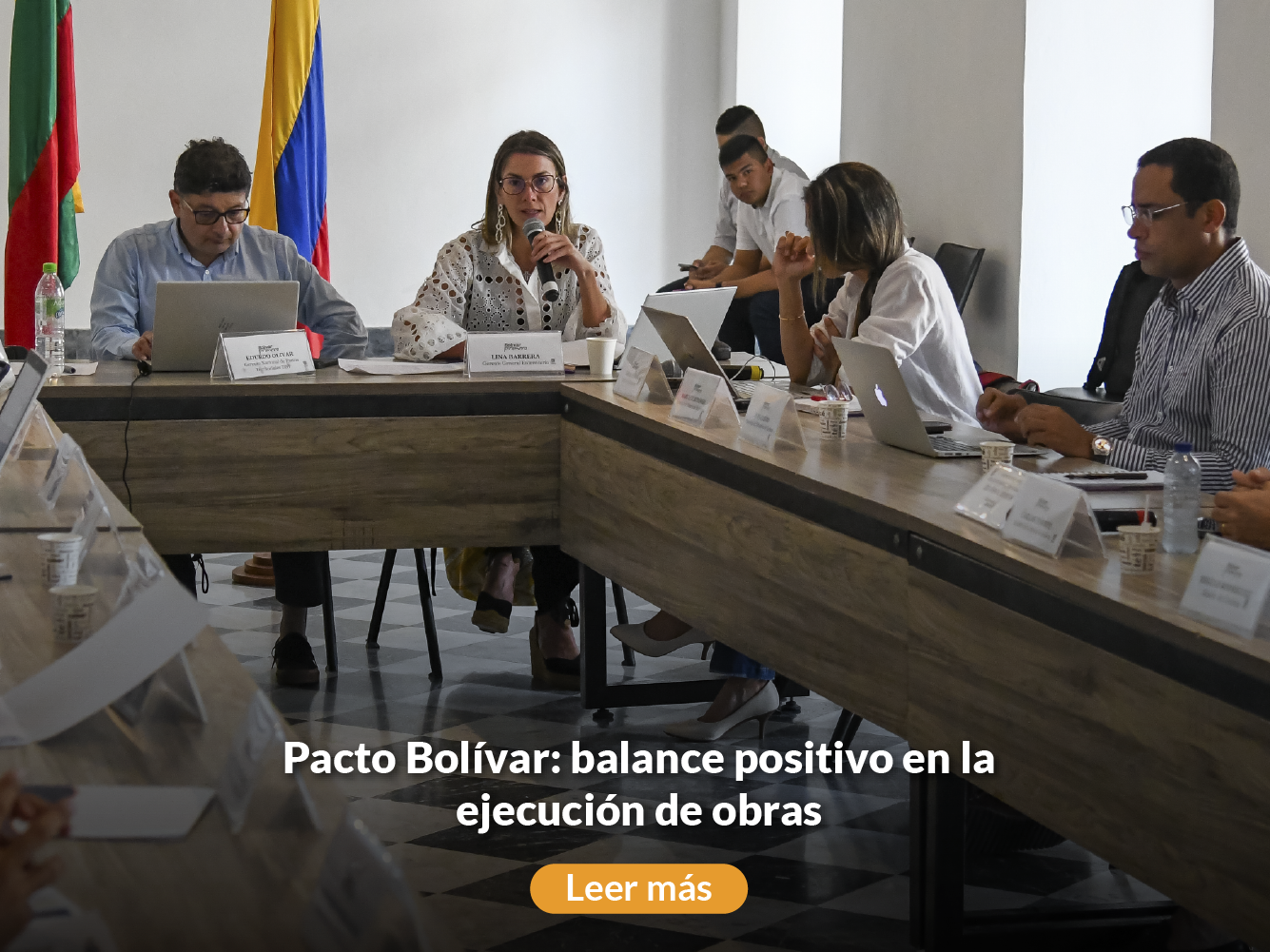 Pacto Bolívar: balance positivo en la ejecución de obras 