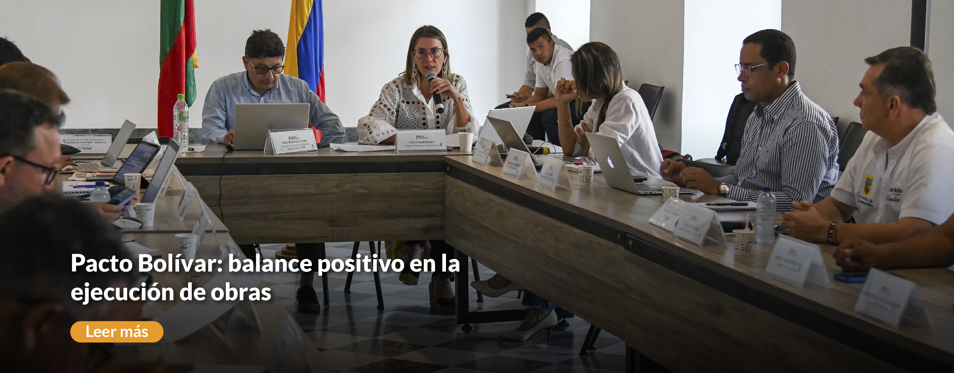 Pacto Bolívar: balance positivo en la ejecución de obras 
