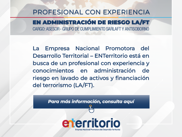 Banner convocatoria profesional
