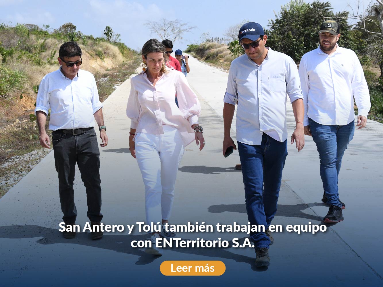 San Antero y Tolú también trabajan en equipo con ENTerritorio S.A.