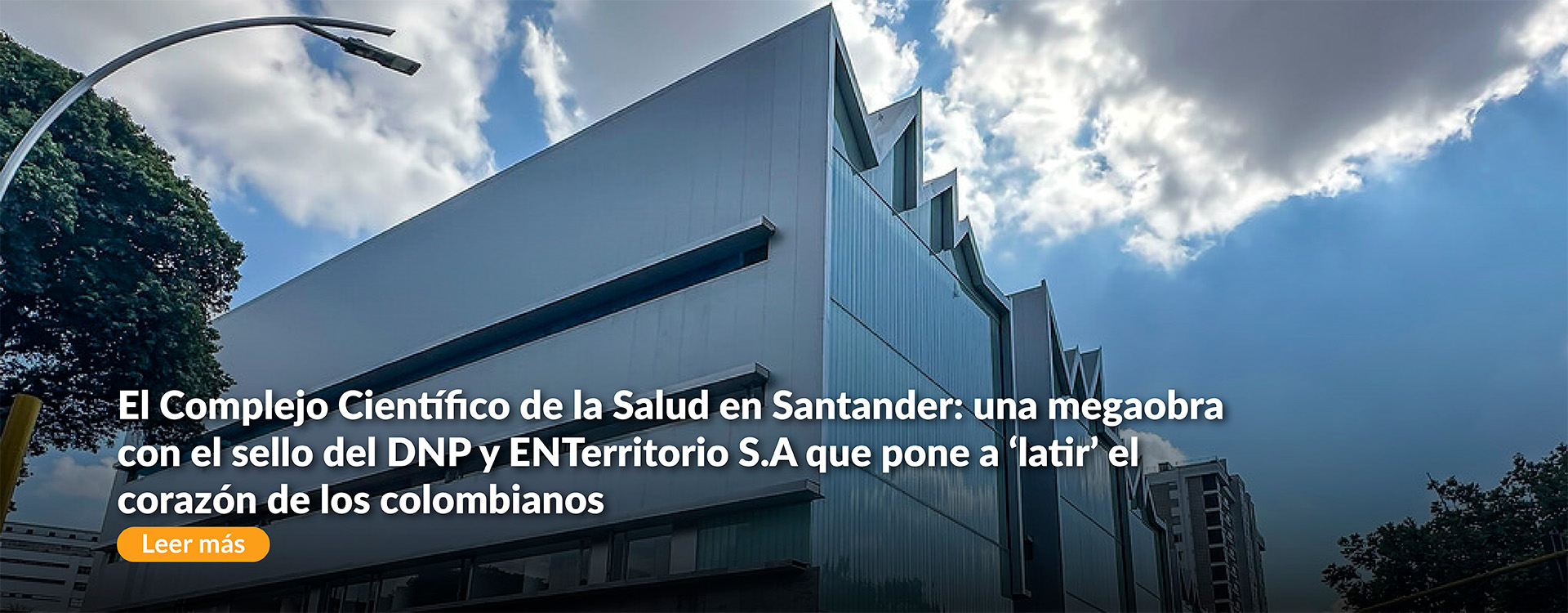 Banner complejo científico.