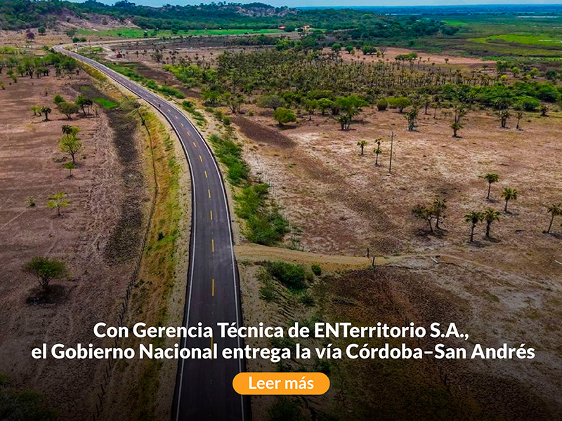 Banner móvil vía Córdoba - San Andrés.