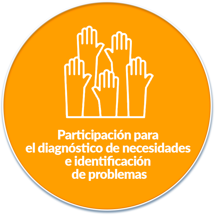 Participación en el diagnóstico e identificación de problemas