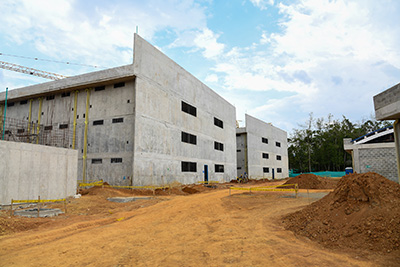 Imagen en construcción de la cárcel.
