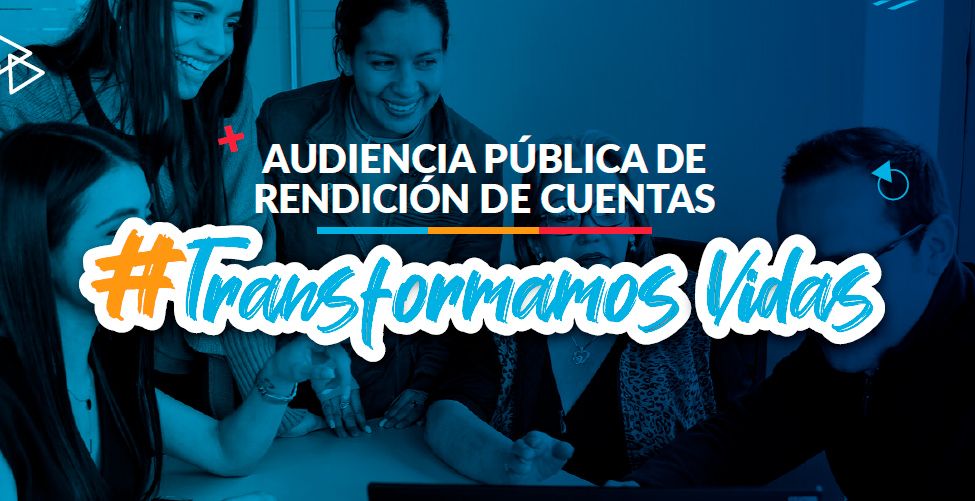 Banner de la Audiencia Pública #Transformemos Vidas