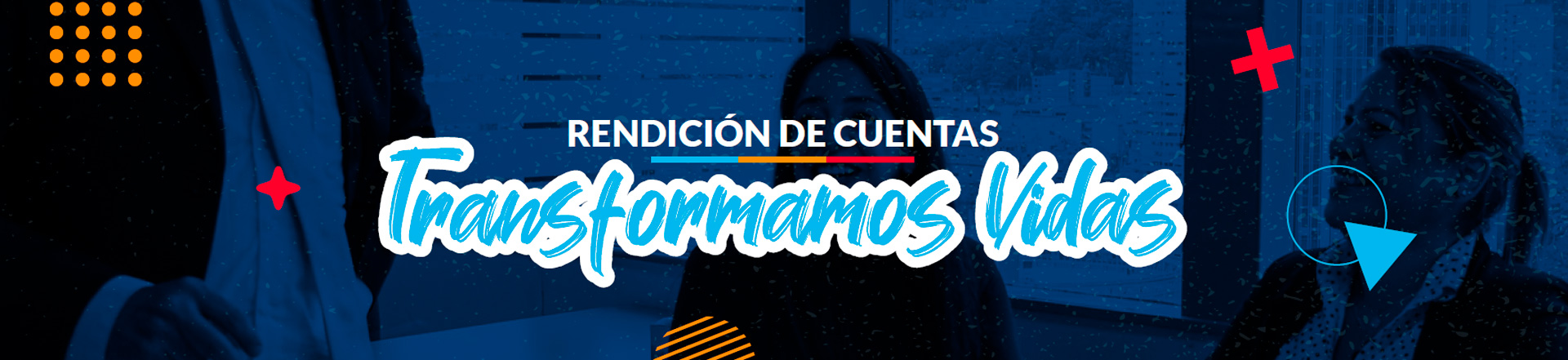 Banner decorativo Rendición de Cuentas