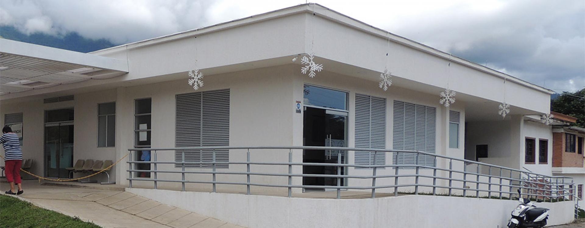 Fachada del nuevo hospital