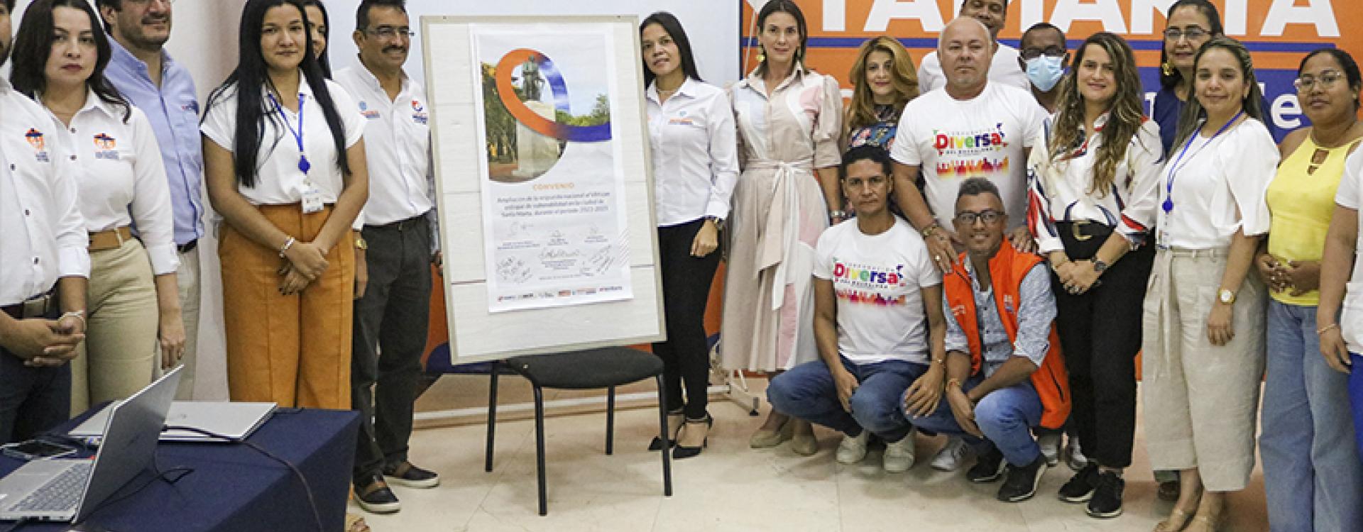 Santa Marta se suma al proyecto de Ampliación de la respuesta nacional al VIH con enfoque de vulnerabilidad 