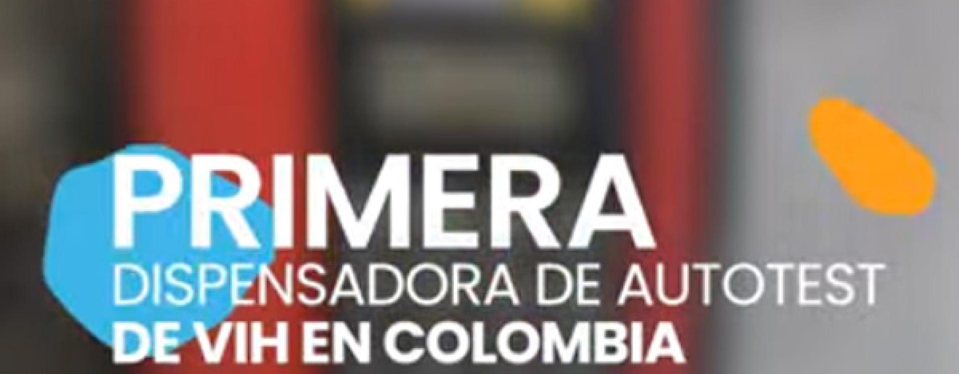 Fragmento del video que indica la primera dispensadora de VIH en Colombia.