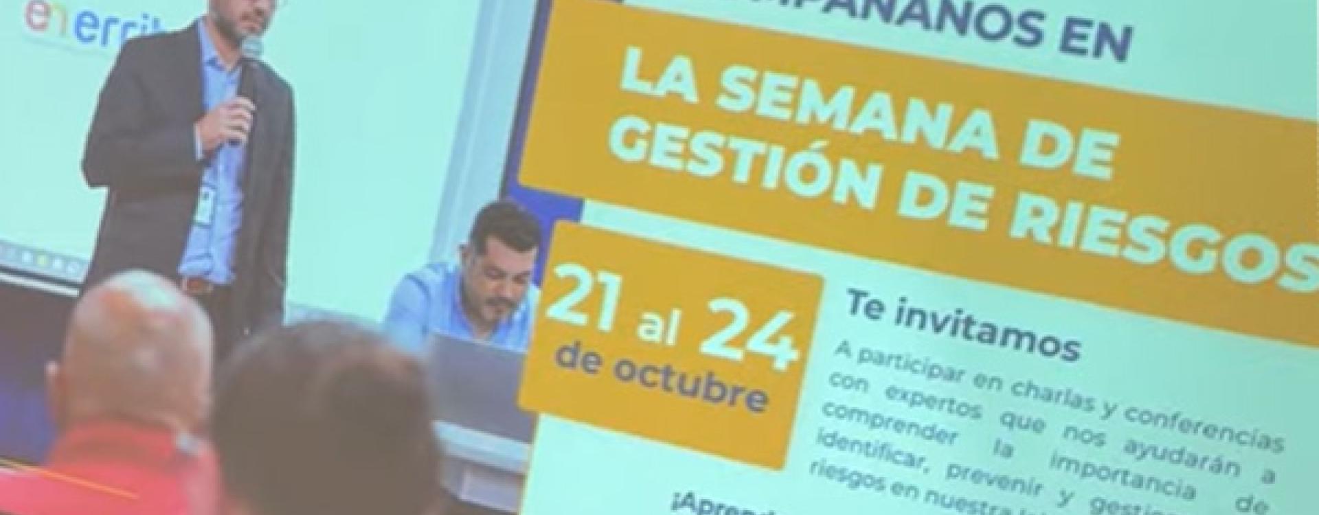 Portada semana gestión de riesgos