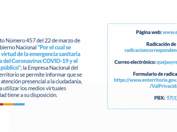 Cumplimiento del Decreto 457