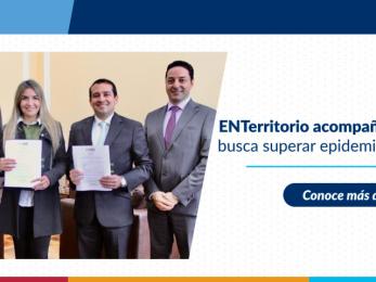 Banner con la foto de los asistentes al evento