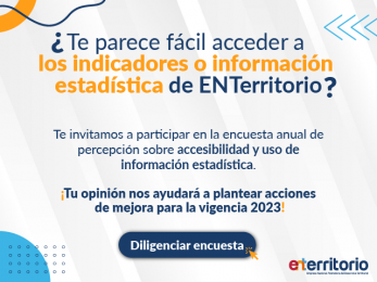 Acceso a encuesta de indicadores ENterritorio