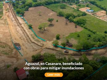 Aguazul desde el aire.