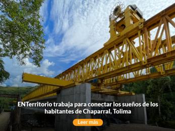 Foto del puente intervenido