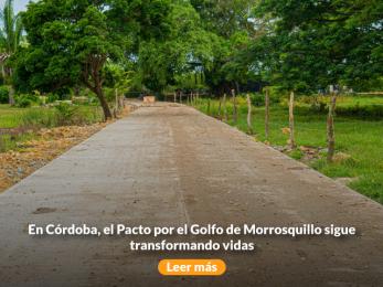 Banner móvil Golfo de Morrosquillo, Córdoba.