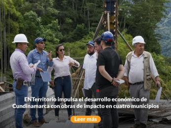 Banner móvil desarrollo económico Cundinamarca.