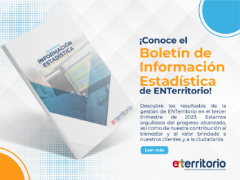 Banner boletín estadístico ENTerritorio