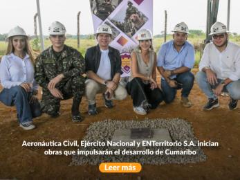 Banner obras que impulsarán el desarrollo de Cumaribo