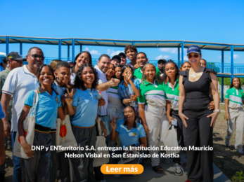 Banner Institución Educativa Mauricio Nelson Visbal en San Estanislao de Kostka