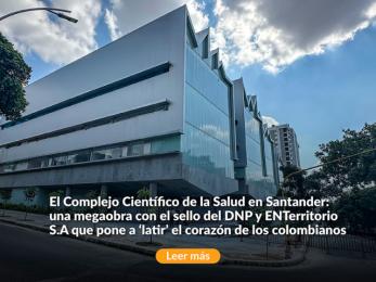 Banner móvil complejo científico.