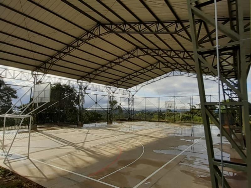 ENTerritorio finalizó y entregó obras de ampliación del polideportivo de la vereda Camposano en Timbío, Cauca