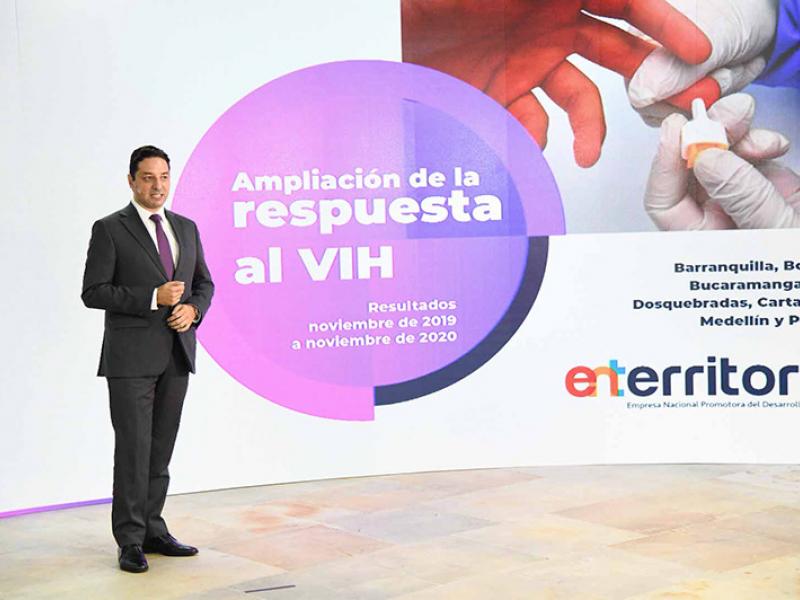 Programa de atención al VIH beneficia a cerca de 50.000 personas en poblaciones clave de ocho ciudades del país