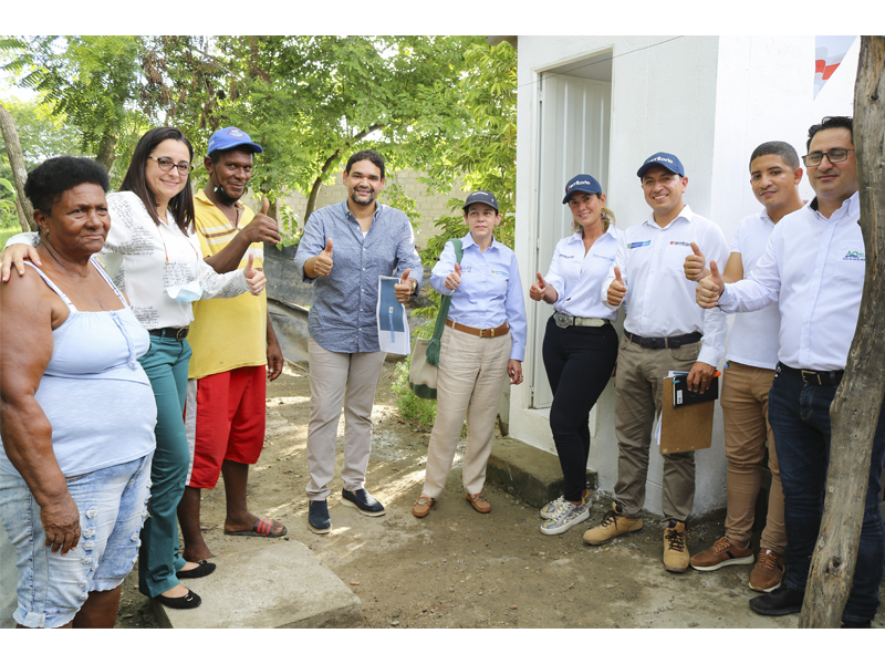 ENTerritorio entregó a Minvivienda obras del programa Conexiones Intradomiciliarias en municipios de Manatí y Campo de la Cruz