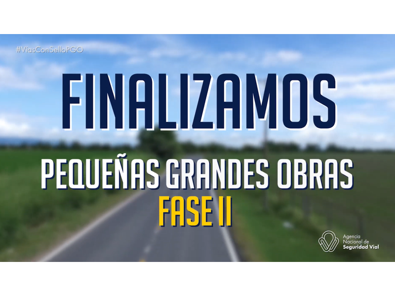 Finalizamos la segunda fase del programa #PequeñasGrandesObras