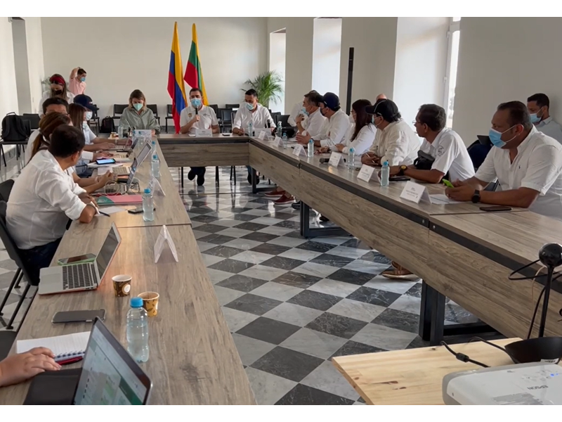 ENTerritorio acompañó reunión de seguimiento del Pacto Territorial Bolívar, Cesar y La Guajira