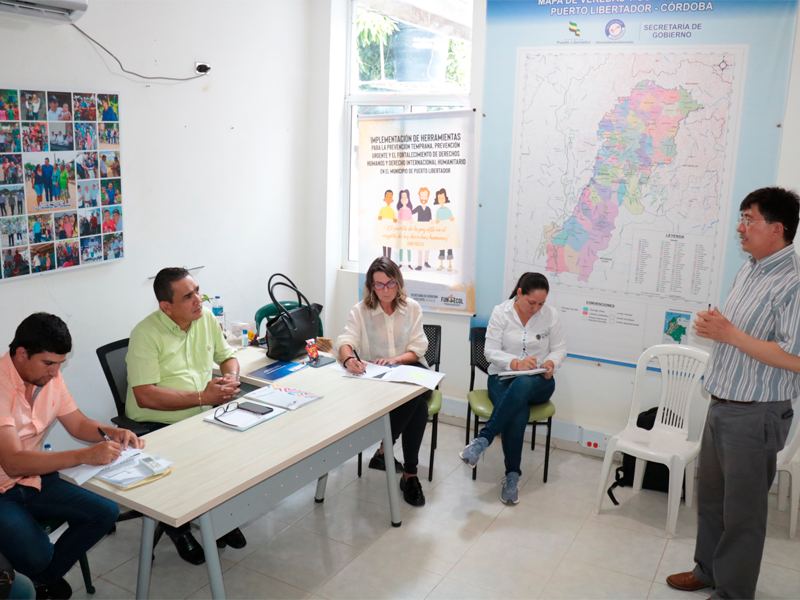 Prosperidad Social y ENTerritorio, de la mano por los habitantes de Puerto Libertador, Córdoba