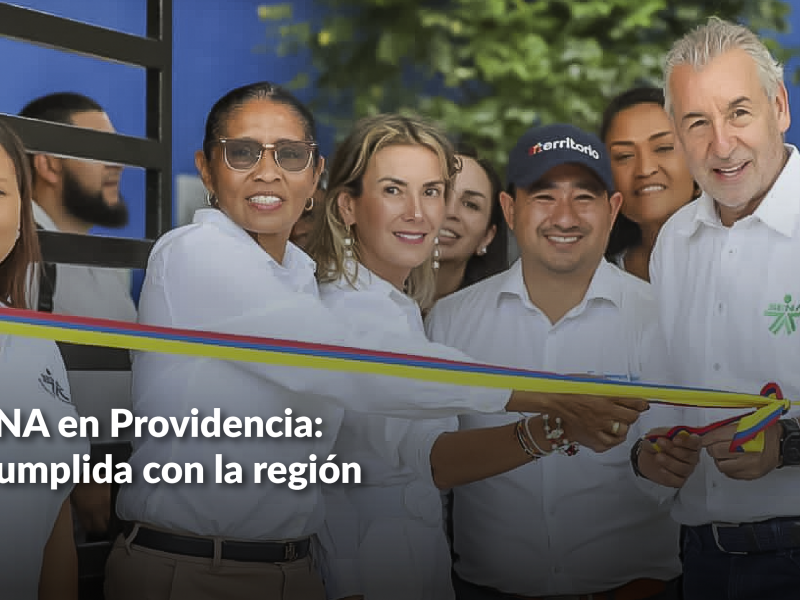 Entrega obras Sena en Providencia