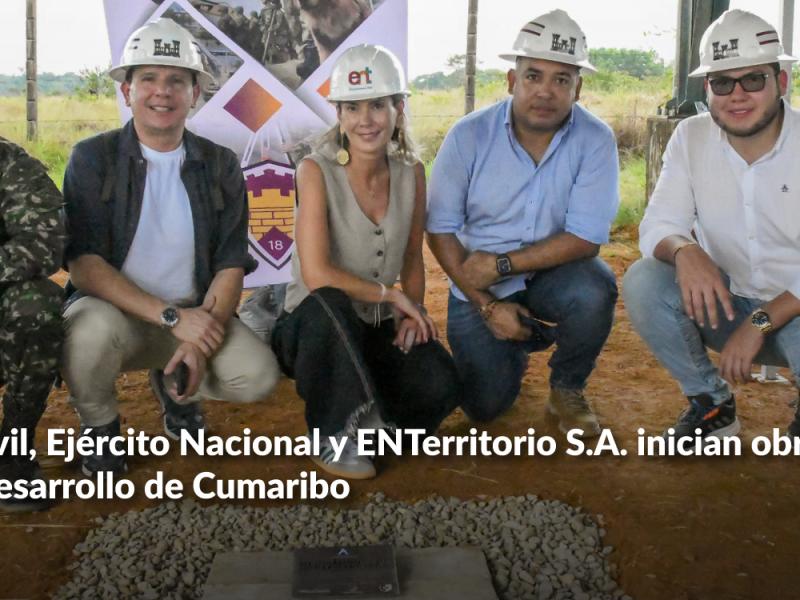 Banner obras que impulsarán el desarrollo de Cumaribo