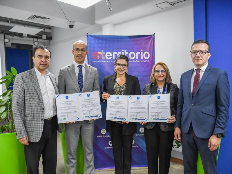 ENTerritorio S.A. recibe recertificación ICONTEC