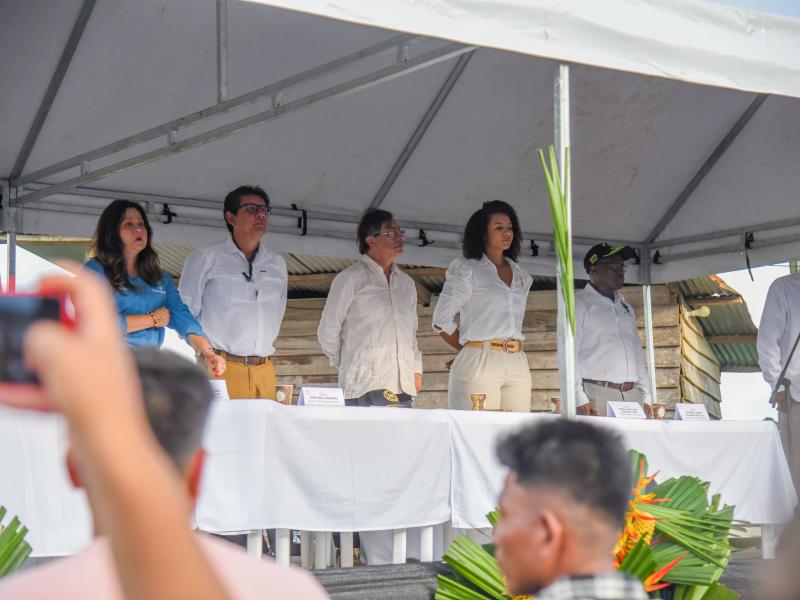 Visita Presidente Bahía Solano