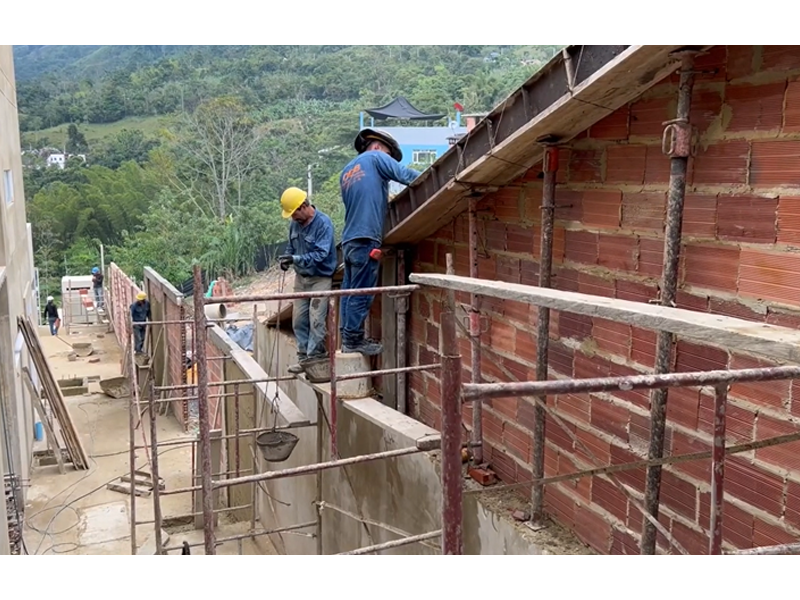 Seguimiento de la construcción de la estación de Policía en Maripí, Boyacá